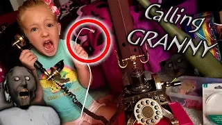 Calling Granny in Real Life! *OMG* She Called me Back on Abandoned Phone!!!