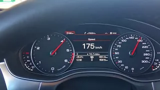 Audi A6 3.0 TDI quattro acceleration 0-190