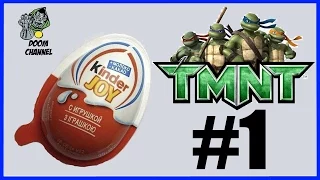 Киндер Джой Черепашки-ниндзя Kinder Joy Teenage Mutant Ninja Turtles Egg Unboxing Распаковка  #1