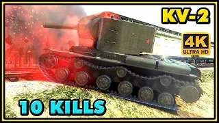 World of Tanks | KV-2 - 10 Kills - 4,9K Damage - 2 VS 7 Gameplay