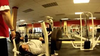 315 lb Bench Press for 11 (Tim Whitney)