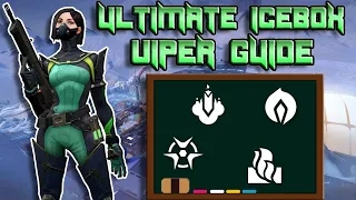 VALORANT ULTIMATE ICEBOX VIPER GUIDE 2022 - Molly Lineups, Executes, Setups + More (Viper Lineups)