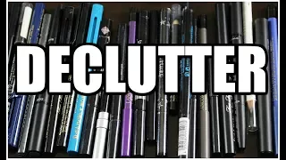 MAKEUP DECLUTTER | Eye Liners