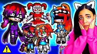 AFTON FAMILY REUNION 👪 FNAF Gacha Life Mini Movie Reaction