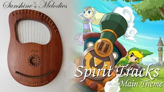 Spirit Tracks (Main Theme) - The Legend of Zelda | Lyre Harp Tutorial (with notes)