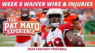 2020 Week 8 Waiver Wire Pickup Rankings | NFL Injuries | 2020 Fantasy Football Adds