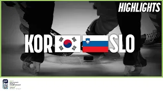 Highlights | Korea vs. Slovenia | 2022 IIHF Ice Hockey World Championship | Division I Group A