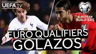 GRIEZMANN, RAMOS: 10 Great EURO Qualifiers GOALS from Matchday One & Two!!