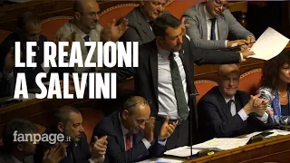 Salvini ai 5 Stelle: "Taglio parlamentari e manovra insieme". Di Maio ride: "Non ci posso credere"