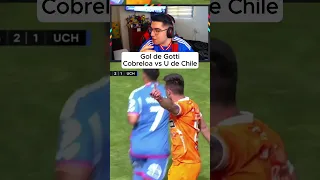 Gol de Gotti Cobreloa vs U de Chile 2-0  #chile #udechile #colocolo