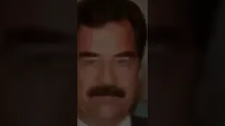 صدام حسين فيديو نادر جدا