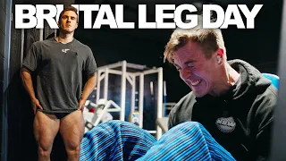 LEG DAY WITH NATURAL PRO BODYBUILDER | IS 1 SET ENOUGH?