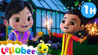 Celebrate Diwali with Rishi! The festival of lights🌻Lellobee City Farm - Kids Playhouse Song Mix