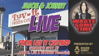 Johnny Monaco Joins Me LIVE From Luv-It Custard - Favorite Spot of Jake E. Lee & Warren Demartini