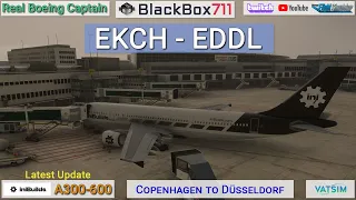 MSFS iniBuilds A300-600R | Copenhagen/EKCH to Duesseldorf/EDDL | VATSIM