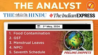 The Analyst 3rd May 2024 Current Affairs Today | Vajiram and Ravi Daily Newspaper Analysis