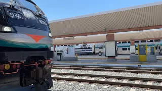 Railfanning Santa Fe Depot and LA Union Station 08/19/22