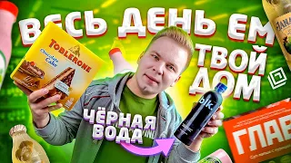 Весь день ем продукты ТВОЙ ДОМ / Самый ДОРОГОЙ Бомж обед за всю историю!