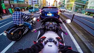 SUZUKI Hayabusa GSX1300R, MUNCH'S BURGER SHACK, ZHIYUN Rider-M, TokyoTower, GoPro 4 Black, 隼