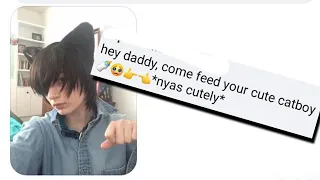 Feeding your catboy... r/creepyasterisks