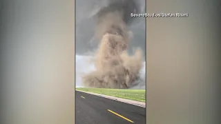 Massive tornado captured on camera