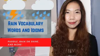 English Vocabulary Lesson 2 | Rain Vocabulary Words and Idioms