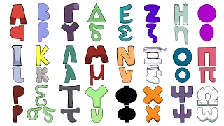 Greek Alphabet Lore But Faceless ( Full Version A-Ω )
