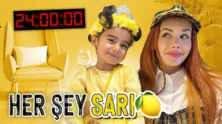 24 SAAT BOYUNCA HERŞEY SARI!! (Sarı hamburger, Sarı Vosvos...) #herşeysarı