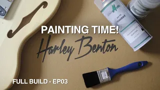 Painting a DIY GUITAR body with SPRAY CANS! [Full Build - EP03]