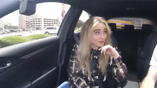 Stars In Cars With Sabrina Carpenter