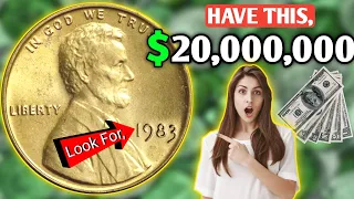 1983 Lincoln Memorial One Penny Coin Value | How Much is a 1983 Lincoln Penny Worth Money Today