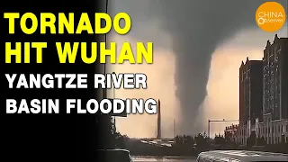 Tornado Hit Wuhan, Yangtze River Basin Flooding | China flood 2021 | Rainstorm