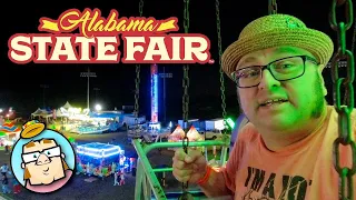 Riding Twirling Spinning Rides at the Alabama State Fair!