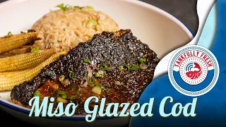 Air fryer Miso Glazed Cod