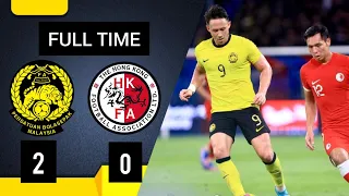 MALAYSIA (2) vs (0) HONG KONG:PERSAHABATAN ANTARABANGSA:FULL TIME