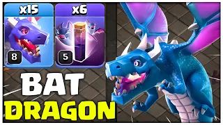 Dragons + Bat Spell = UNSTOPPABLE! Best CWL 2024 Th13 Attack Strategy (Clash of Clans)