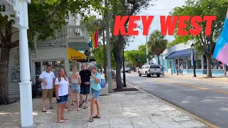 Key West, Florida Walk : Duval Street to Mallory Square in June 2023