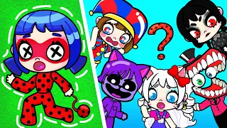 WHO MURDERED LADYBUG? Smiling Critters vs Hello Kitty vs Pomni | Avatar World Story