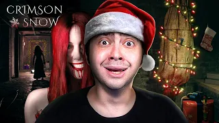 alanzoka jogando Crimson Snow, jogo de terror no Natal