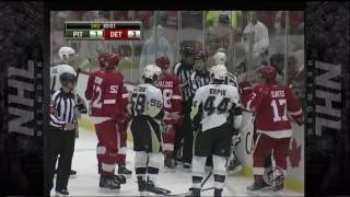 Pre-season: Penguins vs Redwings Highlights (9-27-2009)