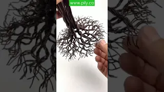 How To Make a Wire Bonsai Tree | DIY Wire Tree ! DIY All Craft Art