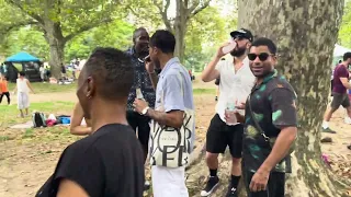 Arrival walk in to Soul Summit @Fort Greene Park - Brooklyn New York July 9, 2023