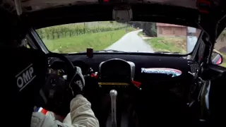 Camera car  Rally di Alba 2016 P.S.4 RODDINO EGEA  Cantamessa / Bollito  MITSUBISHI LANCER EVO X R4