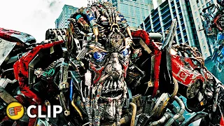 Optimus Prime vs Sentinel Prime vs Megatron | Transformers Dark of the Moon (2011) Movie Clip HD 4K