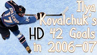 Ilya Kovalchuk's 42 Goals 2006-07 (HD)