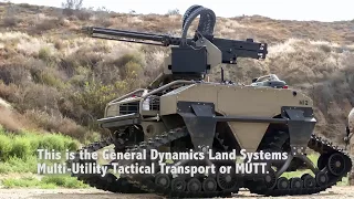 Multi Utility Tactical Transport MUTT • Marine Corps Combat Robot