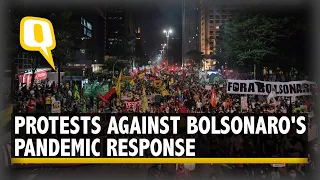 Thousands Hit the Streets of Brazil to Call for President Bolsonaro's Impeachment | The Quint