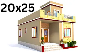 20x25 house Design | 20X25 घर का नक्शा | 500 square feet house plan | 20 by 25 ghar ka naksha