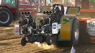 Tractor Pulling 2023: Modified Tractors. Rock Valley, Iowa. Thunder In The Valley