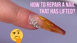 How to Repair a Nail that has Lifted